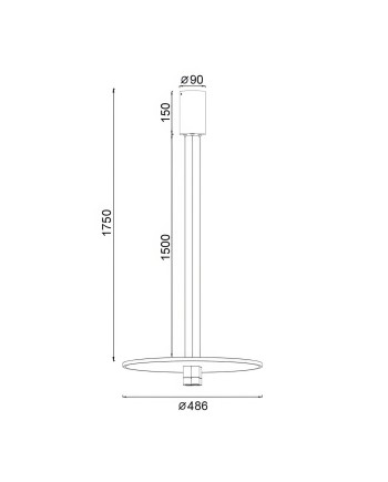 NOMADA* Lampara LED 33W 3000K